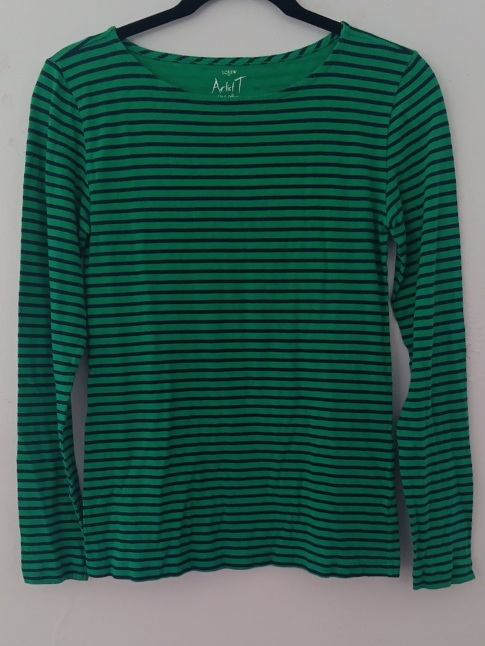 J.Crew Artist Tee Striped Long-Sleeve Top #3933